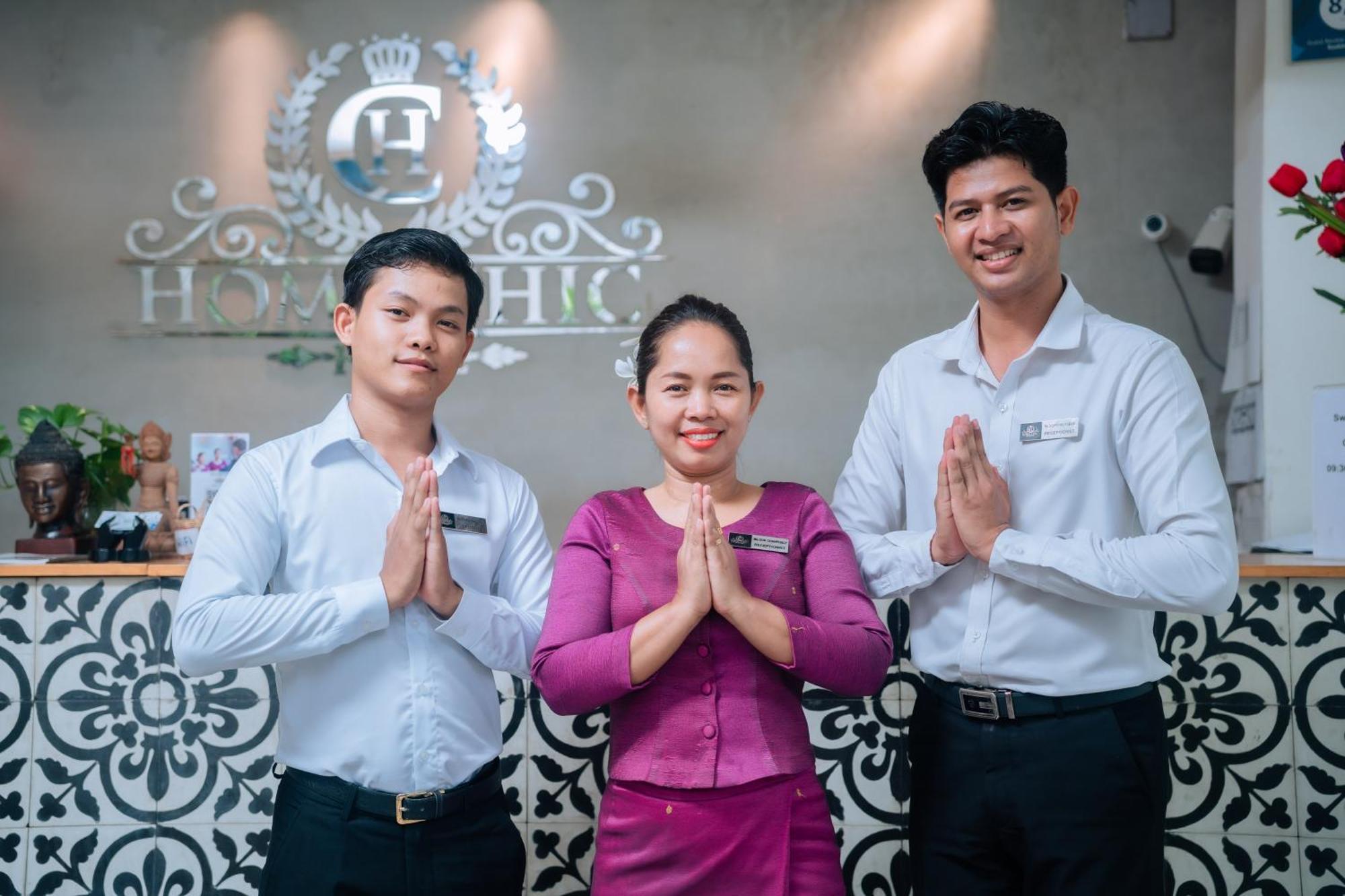 Home Chic Hotel Phnom Penh Bagian luar foto